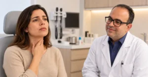 Placas brancas na garganta: pode ser amigdalite ou caseum?